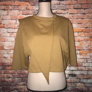 Zara Trafaluc Asymmetrical Crop Top